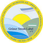Zertifikat Naturstrom - Grüner Strom Label
